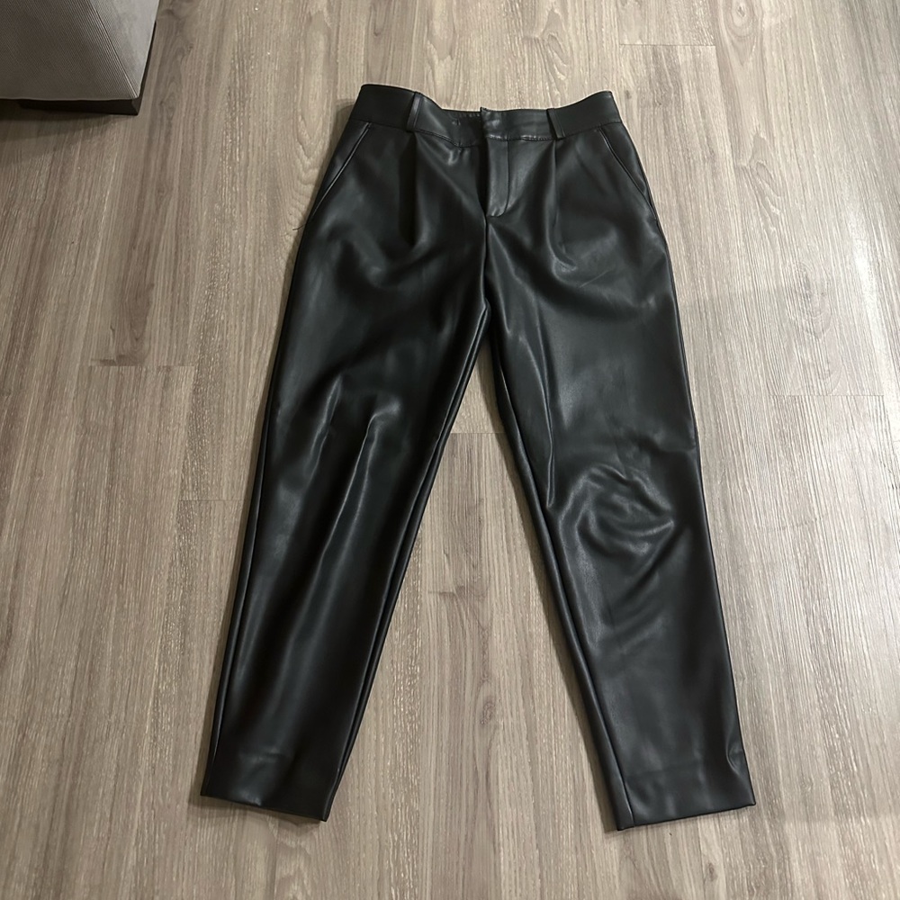 Banana Republic Cropped Leather Pants